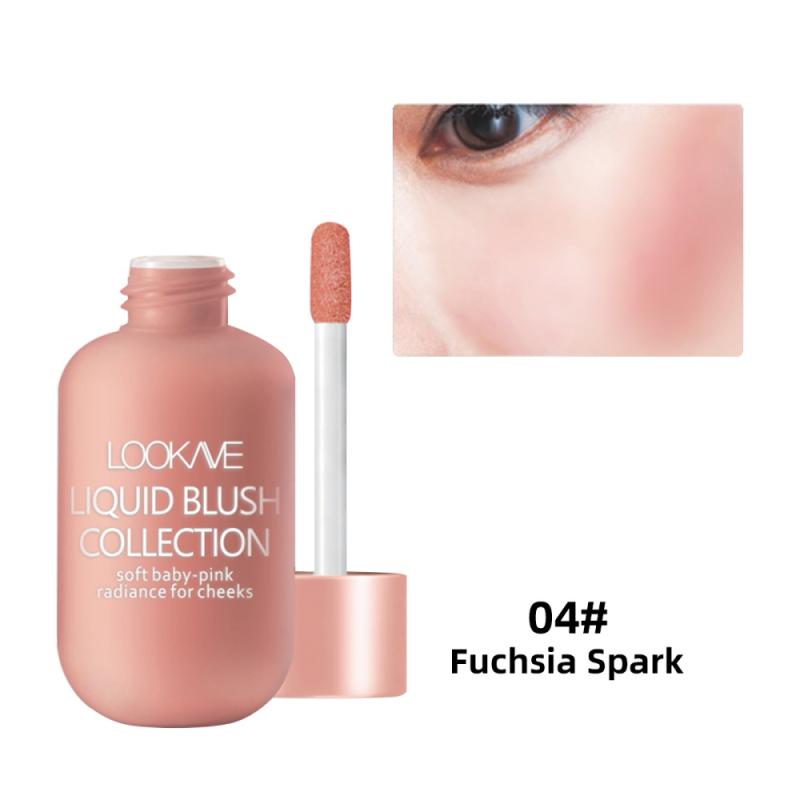 Liquid Blush Naturally Brightens Skin Tone Without Makeup Waterproof Liquid Blush Long-lasting Matte Make Up Natural Cheek TSLM1