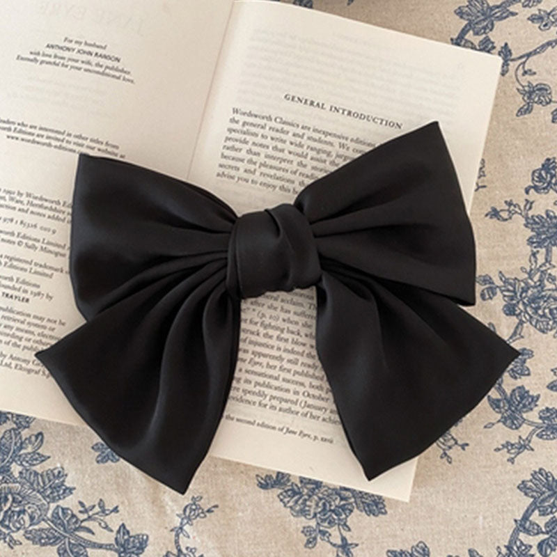 Wild Big Large Fashion Women Girls Hair Band Trendy Hairpin Casual Hair Clip Cute Ribbon Bow Ladies accessories Big Bow Barrette