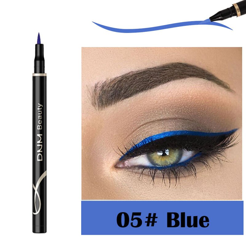 12Color Metallic Shiny Makeup Eyesliner Waterproof Shimmer Long-Lasting Easy To Wear Liquid Eyeliner  TSLM1