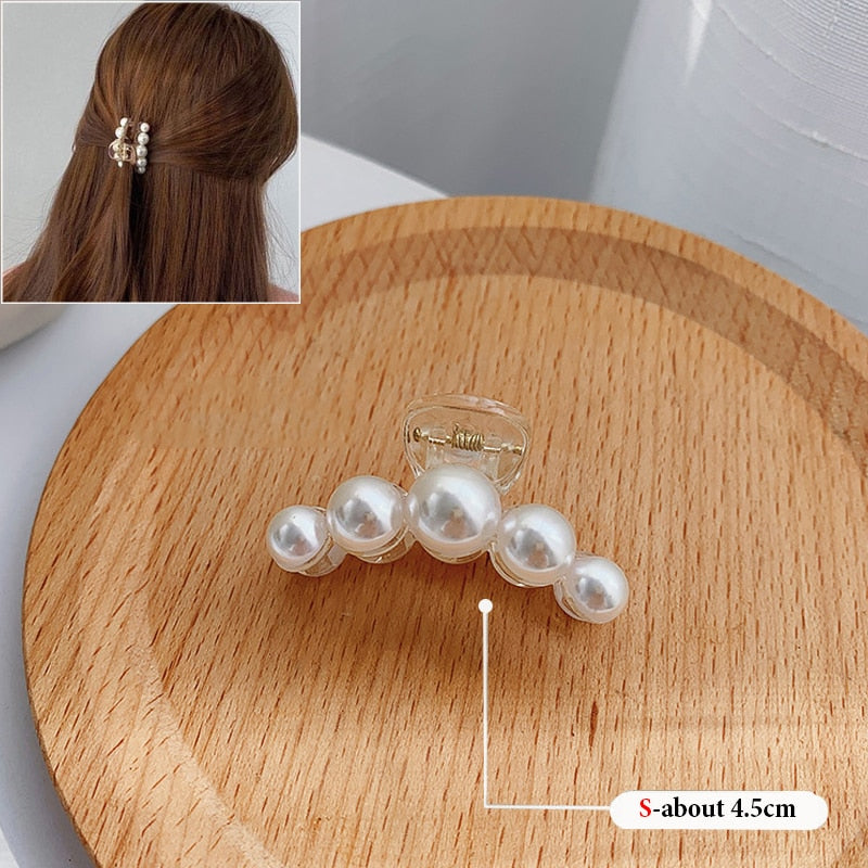 Simple Metal Hollow Out Geometric Hair Claw Ladies Elegant Hair Accessories Cross Crab Bath Clip For Women Fashion Girl Headwear