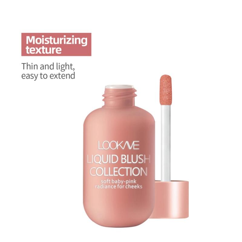 Liquid Blush Naturally Brightens Skin Tone Without Makeup Waterproof Liquid Blush Long-lasting Matte Make Up Natural Cheek TSLM1