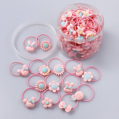 10/20 root children's Hair ring Headwear hair Korean version the cartoon headwear girl rubber band sweet cute Hair accessories
