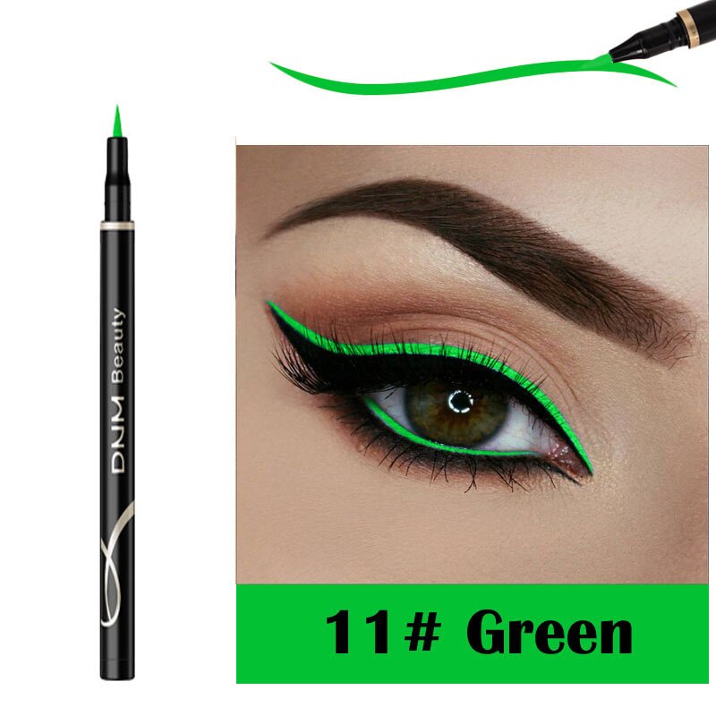 12Color Metallic Shiny Makeup Eyesliner Waterproof Shimmer Long-Lasting Easy To Wear Liquid Eyeliner  TSLM1