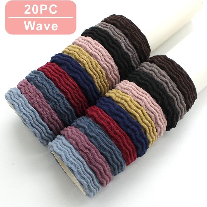 10PCS/Set Fashion Korean Elastic Hair Bands For Women's High Elastic Hair Circle Hair Rope Hair Accessories Headwear Headdress