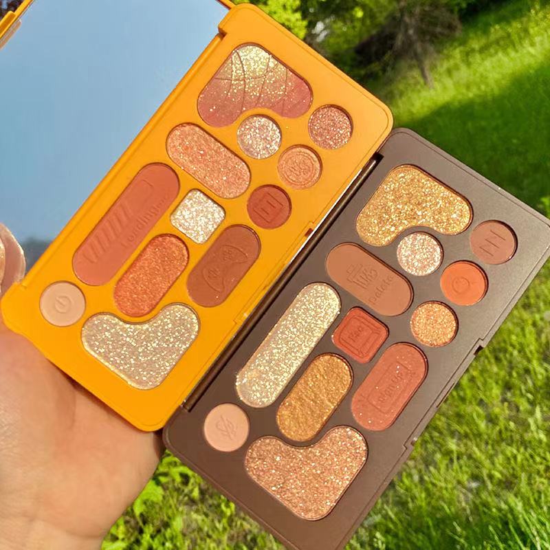 12 Color Keybord Maquillage Eyeshadow Palette Shimmer Matte Glitter Eye Shadow Pallete Metallic Shiny Pigmented Makeup Palette