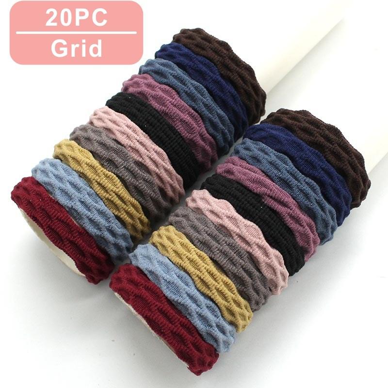 10PCS/Set Fashion Korean Elastic Hair Bands For Women's High Elastic Hair Circle Hair Rope Hair Accessories Headwear Headdress