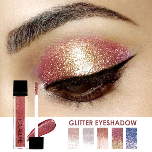 14 Color Liquid Eyeshadow Palette Diamond Shiny Eyeliner Pen Longlasting Shimmer Pigmented Eye Shadow Makeup Cosmetics