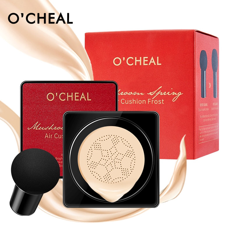 Mushroom Head BB Cream Foundation Cream for Face Makeup Concealer Cushion for Face Base Cream with Whitening CC Cream