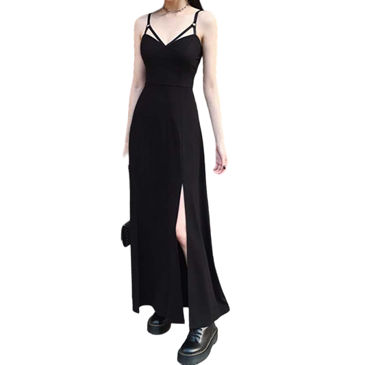 Gothic Summer Halter Dress