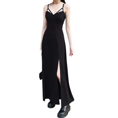 Gothic Summer Halter Dress