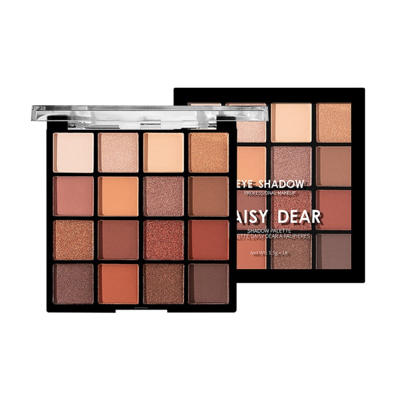 ELLESY Waterproof Eyeshadow Palette 12 Color Glitter For Eyes Nude Matte Shadows Cosmetics and Makeup Bursh Sets