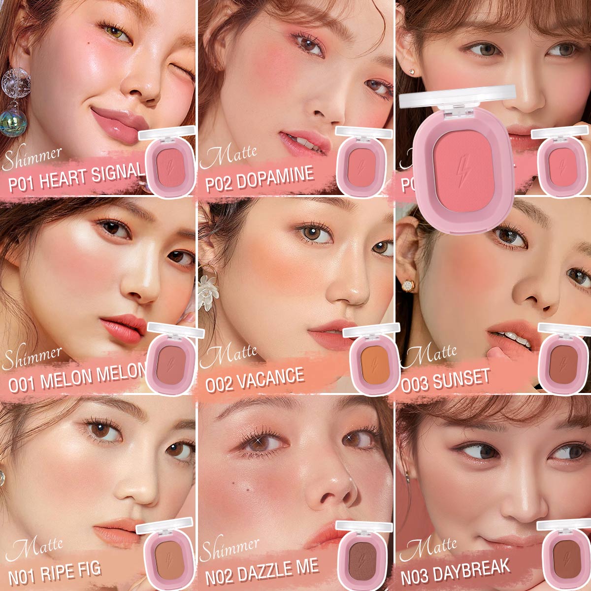 11 Colors Blush Peach Palette Oil-control Face Minerals Pigment Cheek Blusher Powder Contour Makeup Women Cosmetics