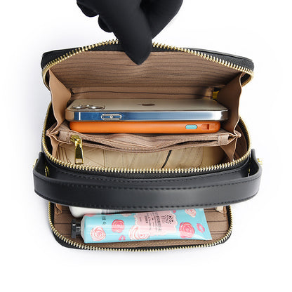 2025 Premium design bag Chinese style embroidery handbag fashionable atmosphere messenger bag daily commute shoulder bag