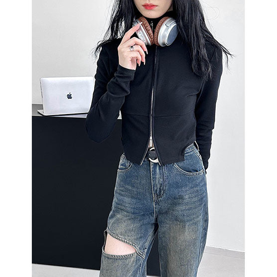2025 [Spice Girl Wear at First Sight] 2025 Spring Female Korean Slim Sweet and Cool Spice Girl Wind 8659