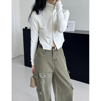 2025 [Spice Girl Wear at First Sight] 2025 Spring Female Korean Slim Sweet and Cool Spice Girl Wind 8659