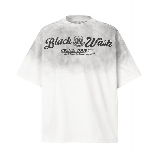 2025 9515 2025n Street 2025 Summer Letter Map Design Men's Spray Ma Liu Premium Sense Neutral Short Sleeve T-Shirt