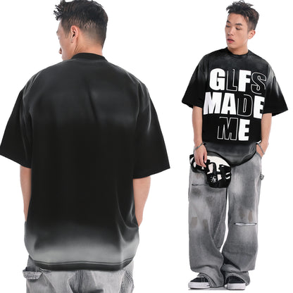 2025 T991 2025n street 2025 summer men's and women's washing high-end design men's old-fashioned loose short-sleeved T-shirt