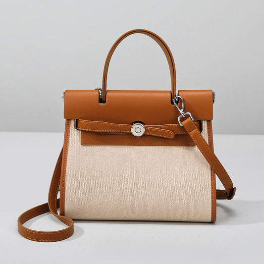2025 Tote bag women's bag, simple commuter large-capacity handbag, fashionable versatile shoulder bag, high-end women's bag can be messaged