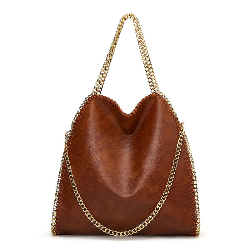 2025 Hot Trade popular New Chain Women's Bag Foldable Women's Bag  Fashion Versatile ZA Portable Women's Satchel