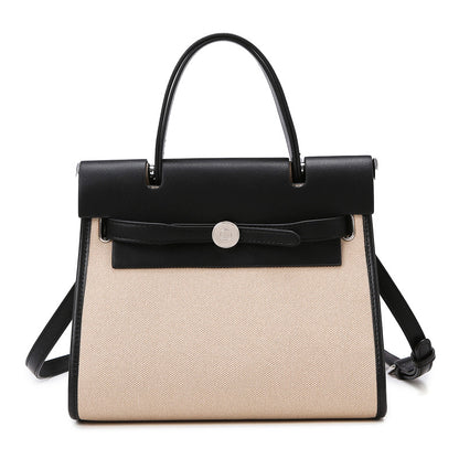 2025 Tote bag women's bag, simple commuter large-capacity handbag, fashionable versatile shoulder bag, high-end women's bag can be messaged