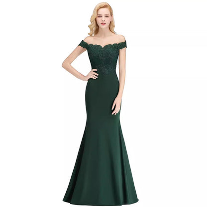 2025supply  spring and summer new dress sexy backless dignified long evening dress