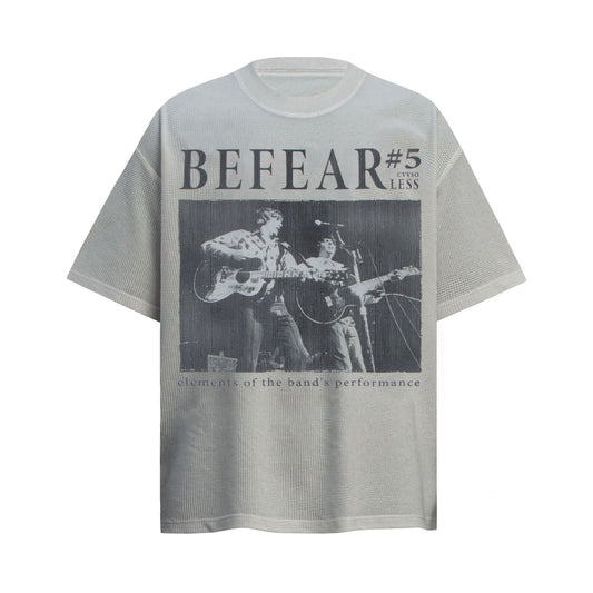 2025 6112 2025n Street 2025 Summer Character Pattern Design Sense Men's Loose Premium Heavy Short Sleeve T-Shirt