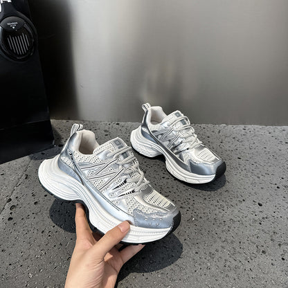 2025 Korean version of autumn trend dad shoes women's popular new soft-soled lightweight and versatile casual sports shoes I student trendy shoes women