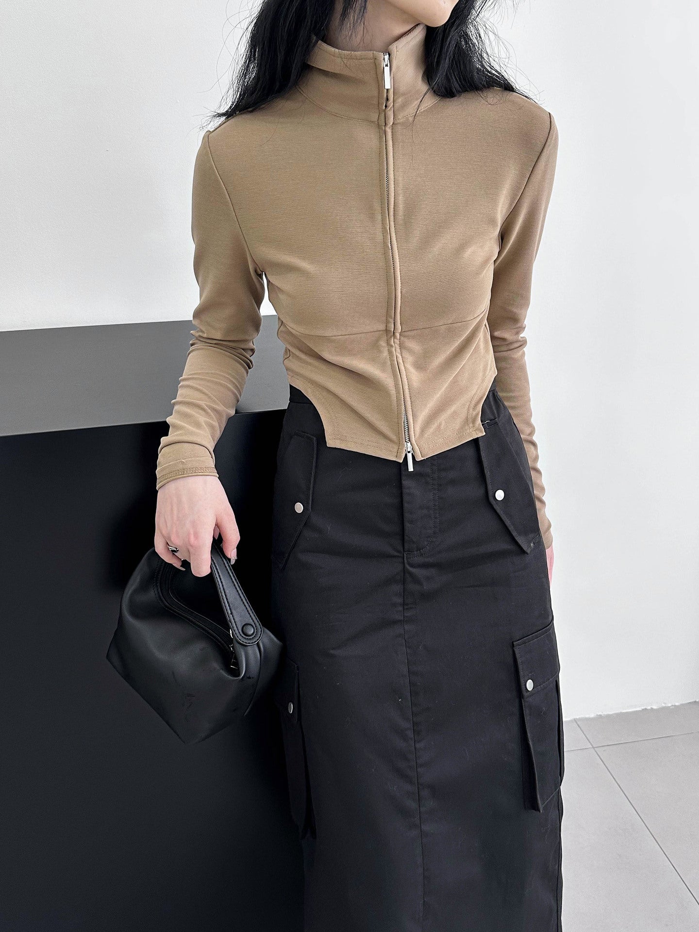 2025 [Spice Girl Wear at First Sight] 2025 Spring Female Korean Slim Sweet and Cool Spice Girl Wind 8659