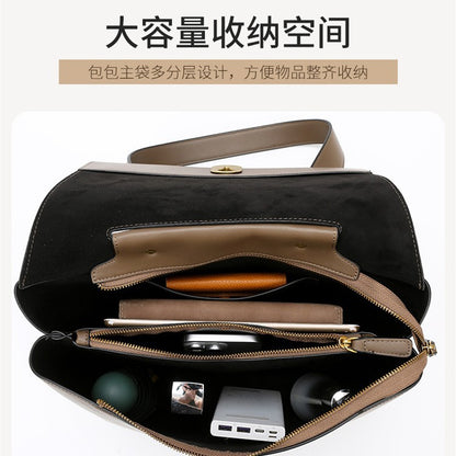 2025 Handbag women's high-end sense fashion commuter women's bag versatile portable tote bag popular new large-capacity bag women