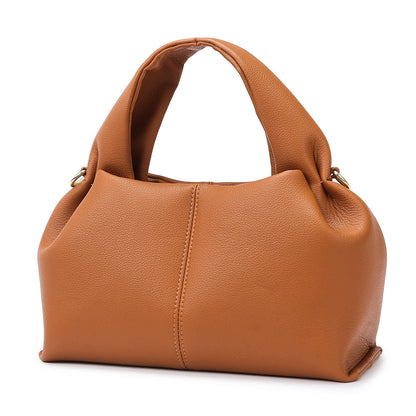 2025 Handbag New Fashion Cloud Bag Women's Niche Design Versatile Shoulder Bag Premium Soft Leather Women's Bag