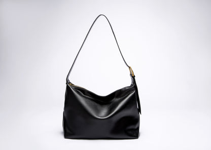 2025 Women's tote bag  Korean version of soft leather commuter casual tote underarm bag tide New retro single shoulder women's messenger bag