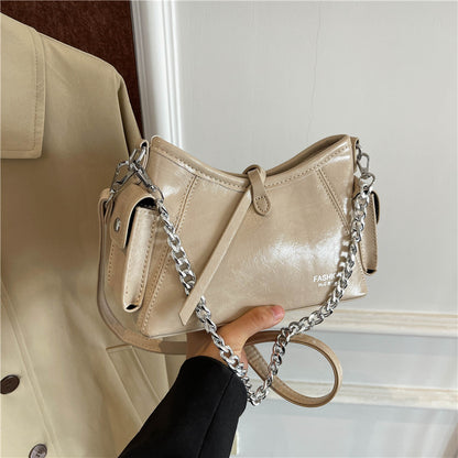 2025 Crossbody bag autumn and winter Korean version of high-end women's bag new fashionable and simple shoulder bag to work commuter bag women's wholesale