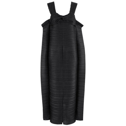 2025 summer new skirt loose casual Miyake pleated niche dress large size medium and long pleated skirt summer