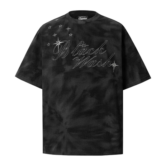 2025 8598 2025n Street 2025 Summer Letter Embroidery Design Men's Tie-Dyeing Premium Sense Neutral Short Sleeve T-Shirt
