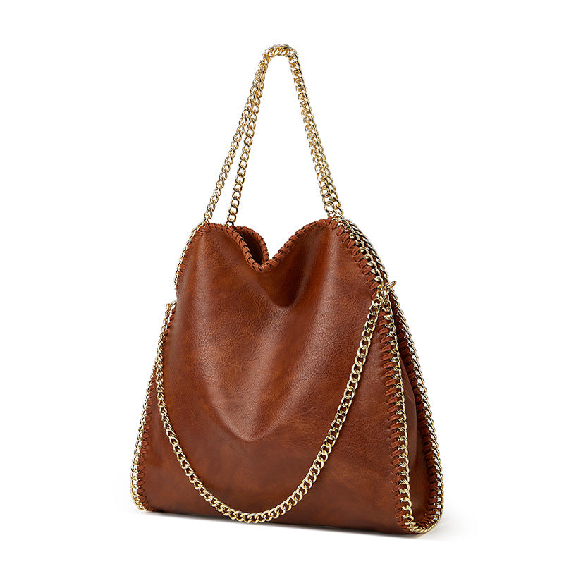 2025 Hot Trade popular New Chain Women's Bag Foldable Women's Bag  Fashion Versatile ZA Portable Women's Satchel
