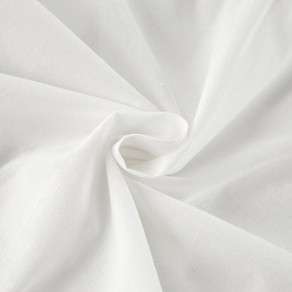2025 Popularan, n spring and summer fashion simple design sense white cotton and linen loose lapel tie niche versatile women's shirt