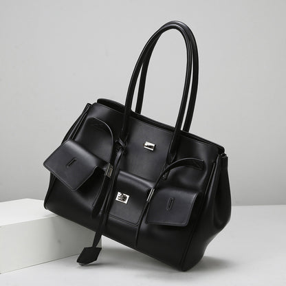 2025 Tote bag  fashion large-capacity women's bag New hot-selling simple commuter bag high-end shoulder bag women