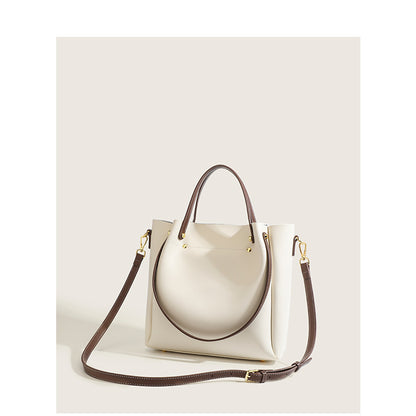 2025 Women's bag  Korean version of the new trend casual shoulder bag, armpit bag, large-capacity women's bag, contrasting color bucket handbag