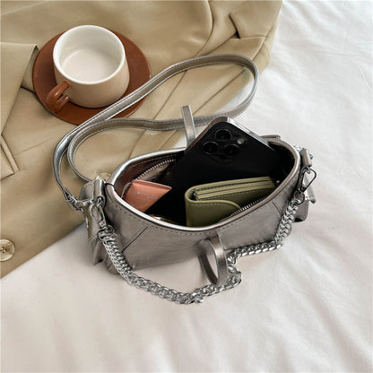 2025 Crossbody bag autumn and winter Korean version of high-end women's bag new fashionable and simple shoulder bag to work commuter bag women's wholesale
