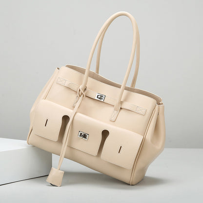 2025 Tote bag  fashion large-capacity women's bag New hot-selling simple commuter bag high-end shoulder bag women