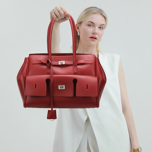 2025 Tote bag  fashion large-capacity women's bag New hot-selling simple commuter bag high-end shoulder bag women