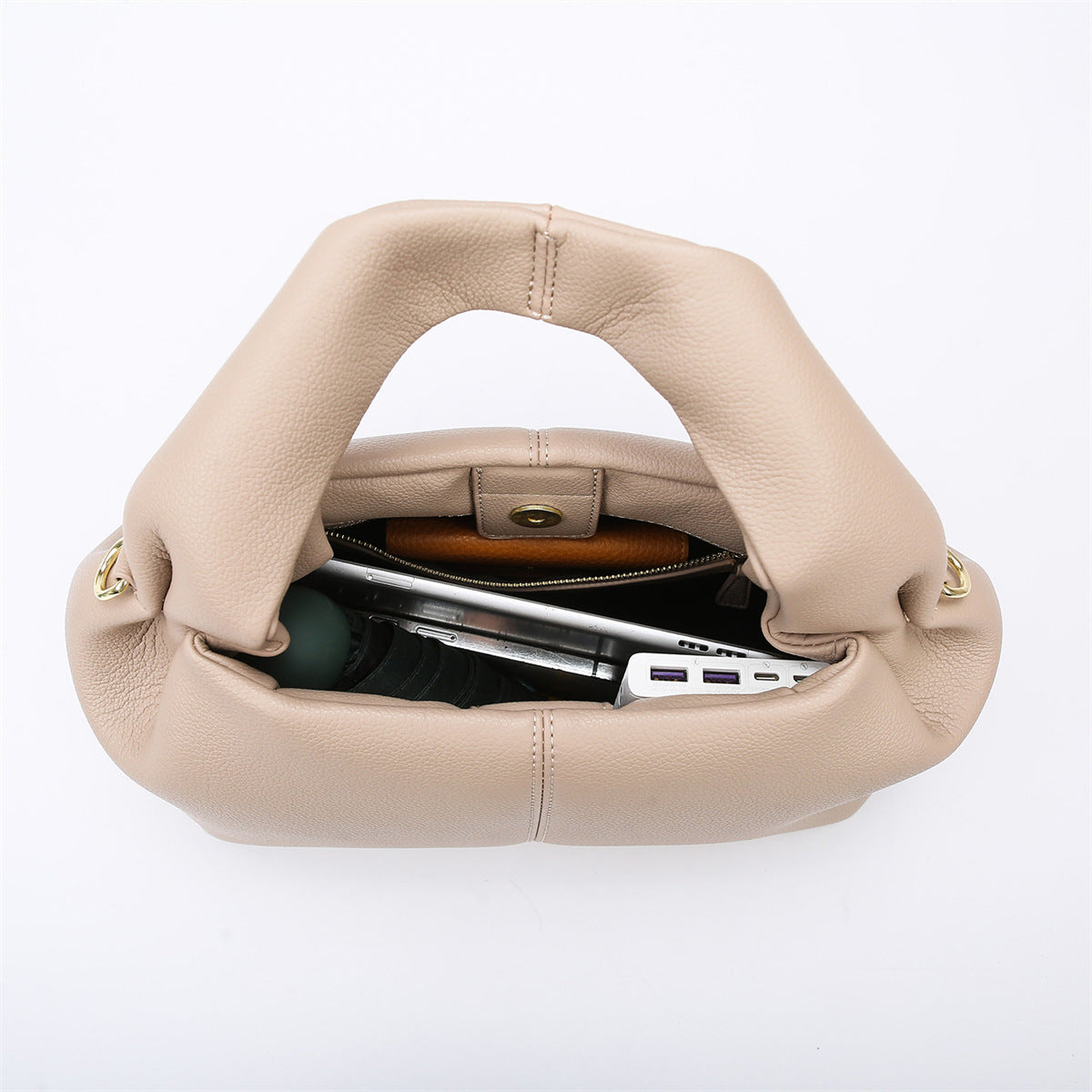 2025 Handbag New Fashion Cloud Bag Women's Niche Design Versatile Shoulder Bag Premium Soft Leather Women's Bag