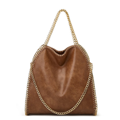 2025 Hot Trade popular New Chain Women's Bag Foldable Women's Bag  Fashion Versatile ZA Portable Women's Satchel