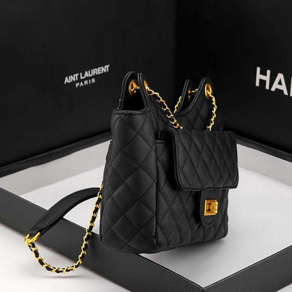 2025 Textured fashion women's bag  new small fragrant wind rhombus chain shoulder messenger bag women's versatile casual lock flow