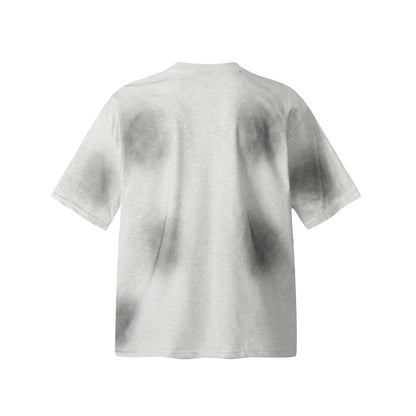 2025 F6622 2025n Street Vintage 2025 Summer Dirty Spray Letter Design Premium Men's Loose Short Sleeve T-Shirt