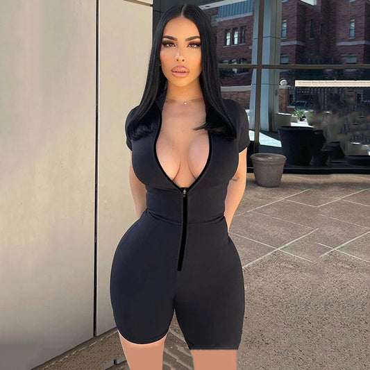 2025  ins fashionable and sexy tight Spice girl jumpsuit, autumn new hot-selling solid color leggings, various combinations