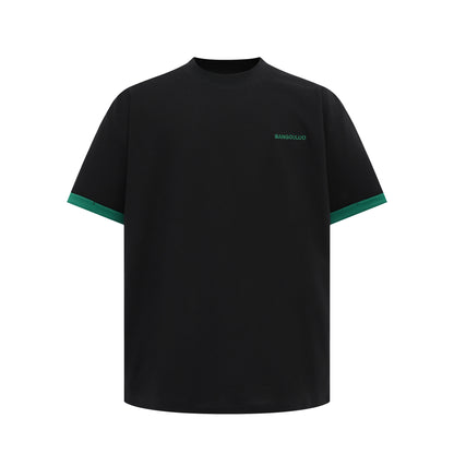2025 1209 2025n Street 2025 Summer Neutral Deconstruction High Sense Embroidery Design Men's Loose Short Sleeve T-Shirt
