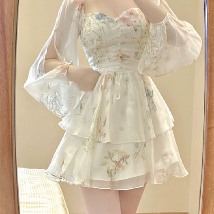 qgtao cybergoth dress to impress French Style Dress 2024 Autumn New Fashion Women's Floral Skirt