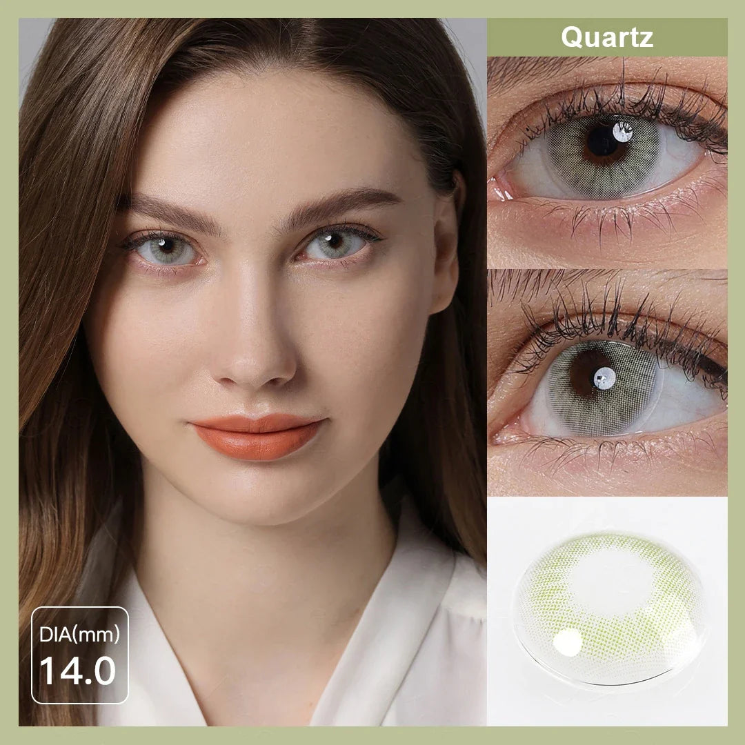 qgtao Natural Eye Color Lenses Color Contact Lenses For Eyes Gray Lens Colored Contact Lenses Beauty Pupils Eye Lenses