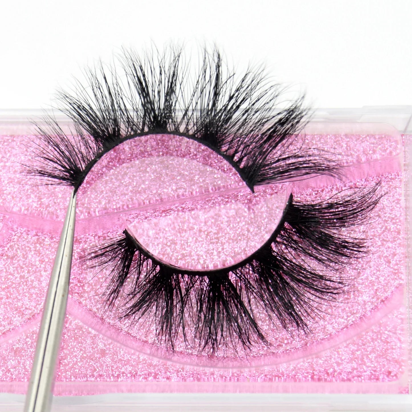 qgtao Mink Eyelashes 3D Mink Hair False Eyelashes Natural Thick Long Eye Lashes Fluffy Makeup Beauty Extension Tools